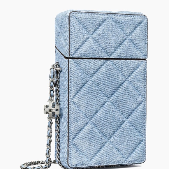 NWT Tory Burch
Fleming Quilted Suede Phone Crossbody Bag - Picture 7 of 8